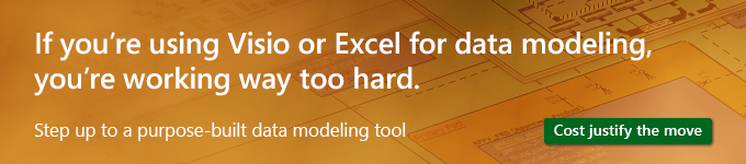 Using Visio or Excel For Data Modeling? You Are Working Way Too Hard
